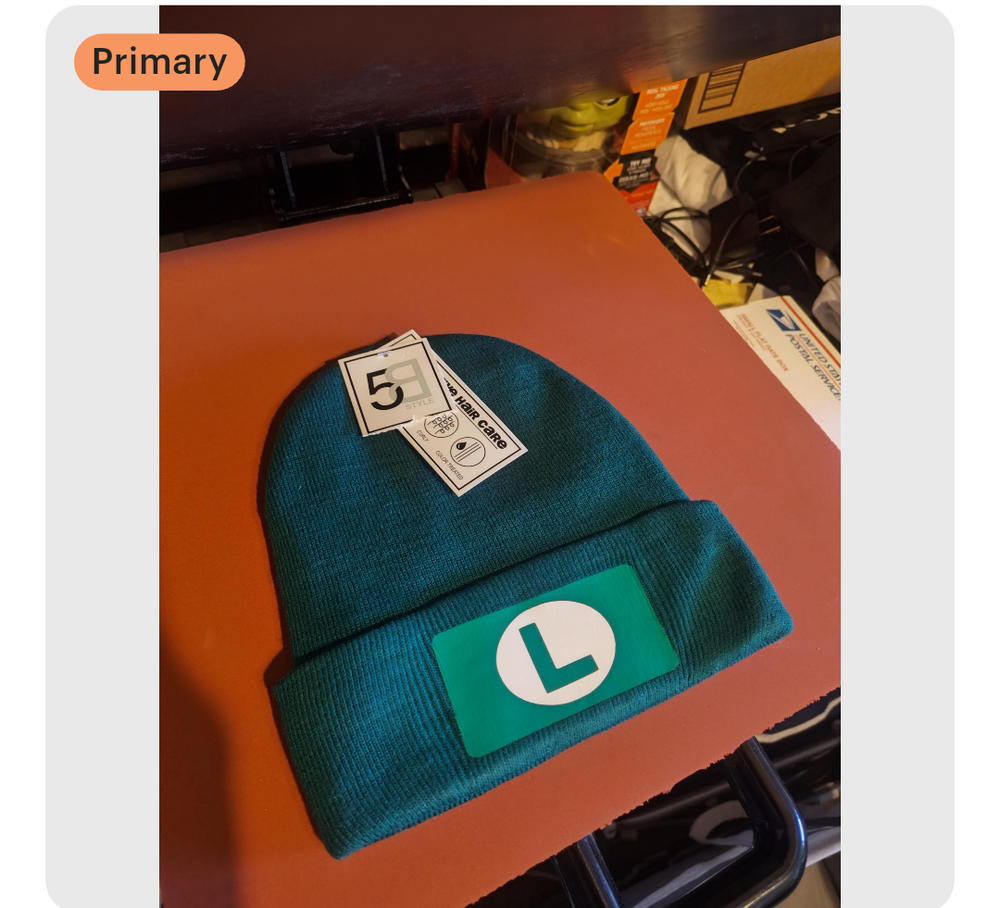 Luigi thoughts & revolution linin beanie