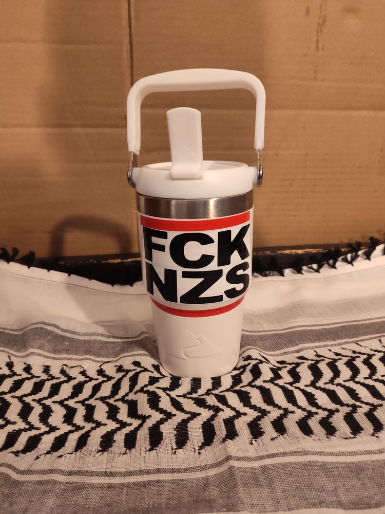 18oz FCK NZI swivel tumbler 