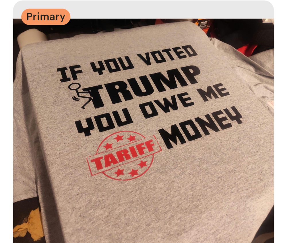 If you voted Trump you owe me tariff money shirt