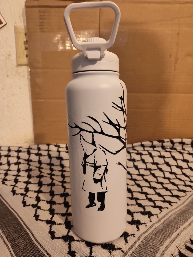 40oz kill the klan insulated water bottle 