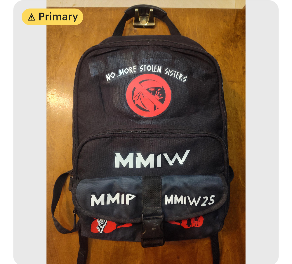 MMIW MMIP MMIW2S backpack 