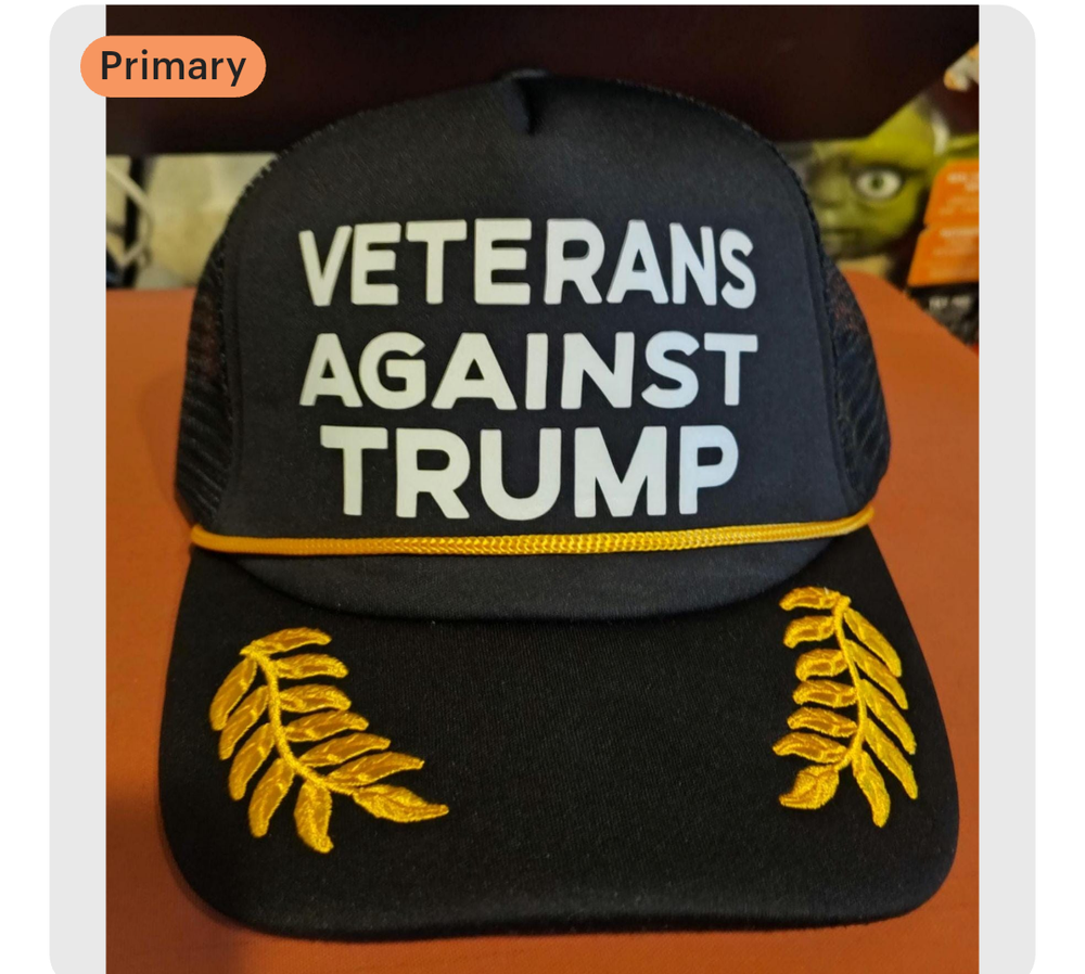 Veterans Against Trump hat 