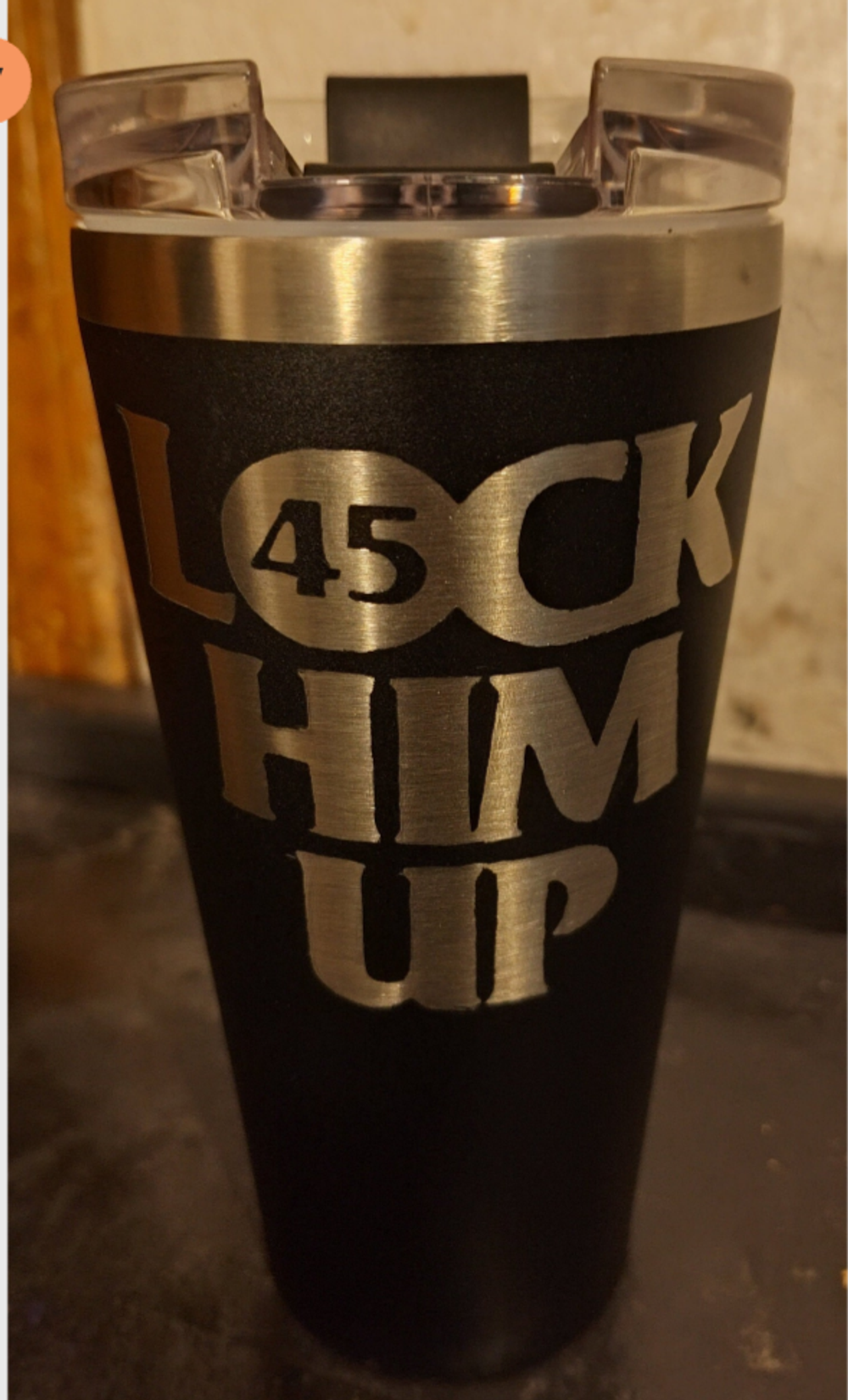 20oz Lock him up insulated tumbler 