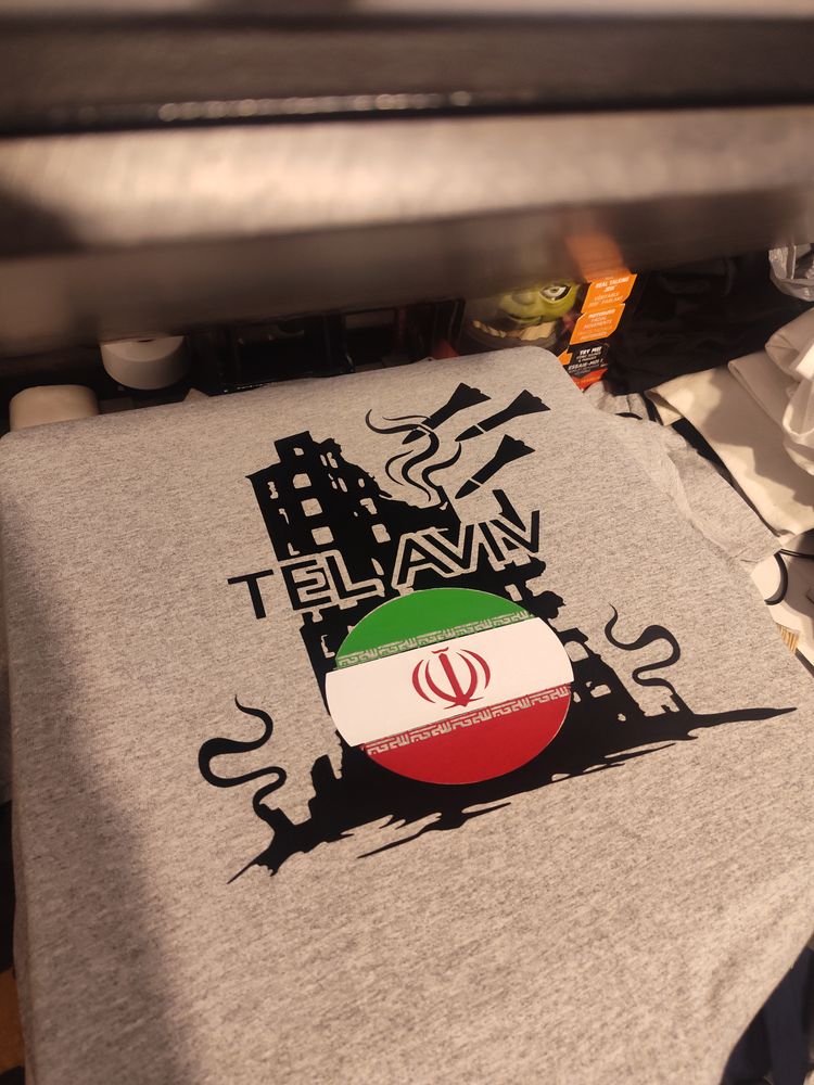 Iran Tel Aviv shirt 