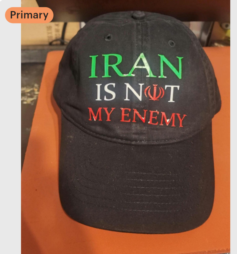 Iran is not my enemy hat
