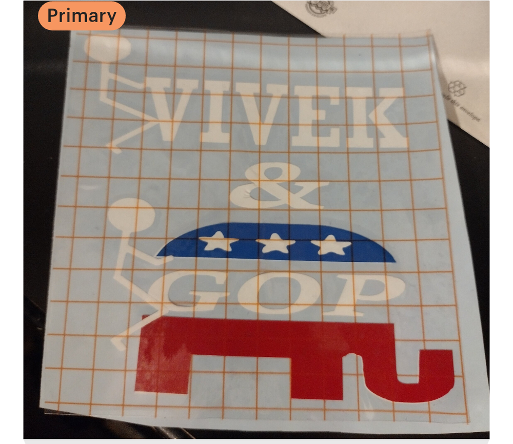 F Vivek & F GOP funny decal