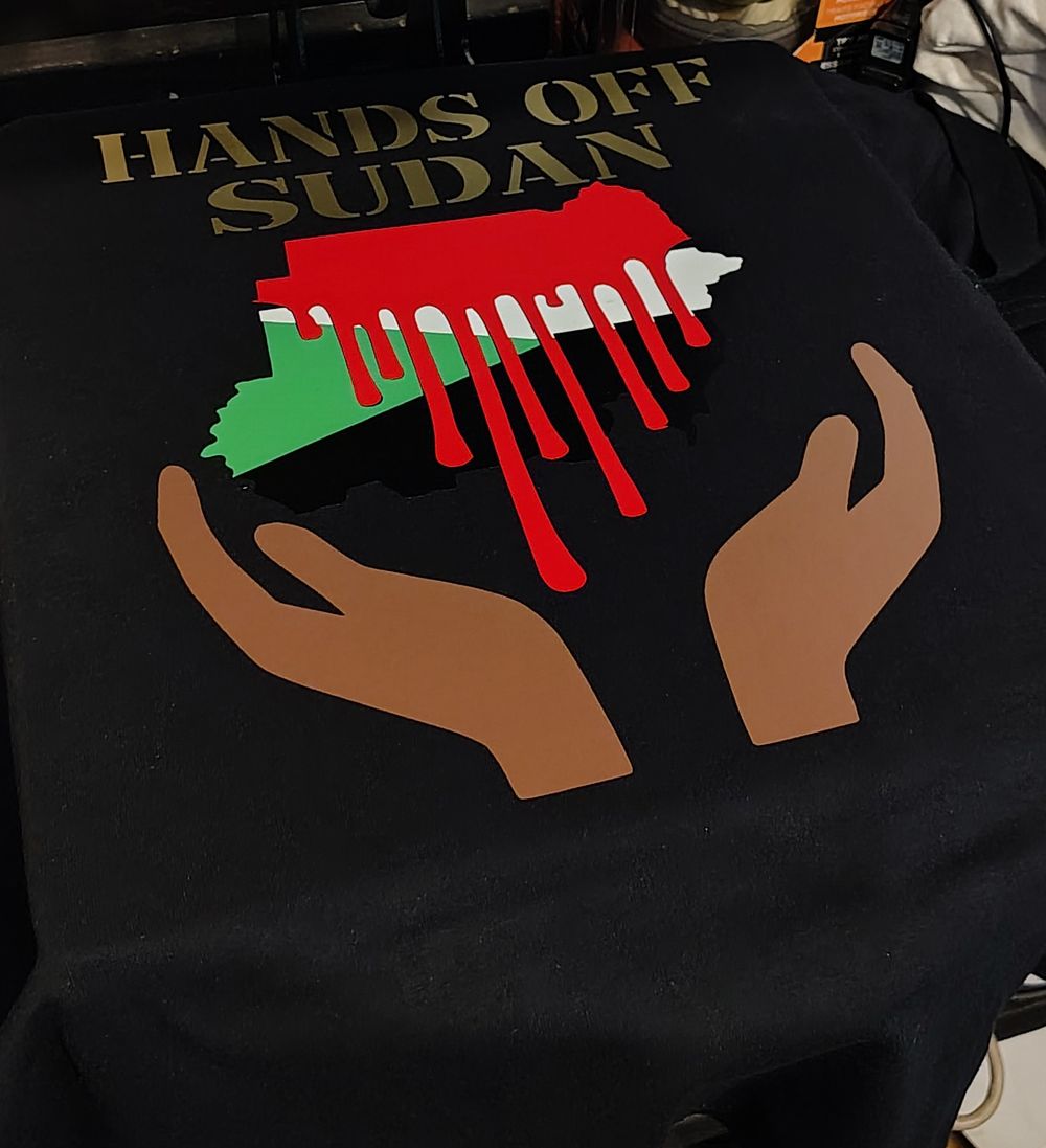 Hands off Sudan T-shirt 