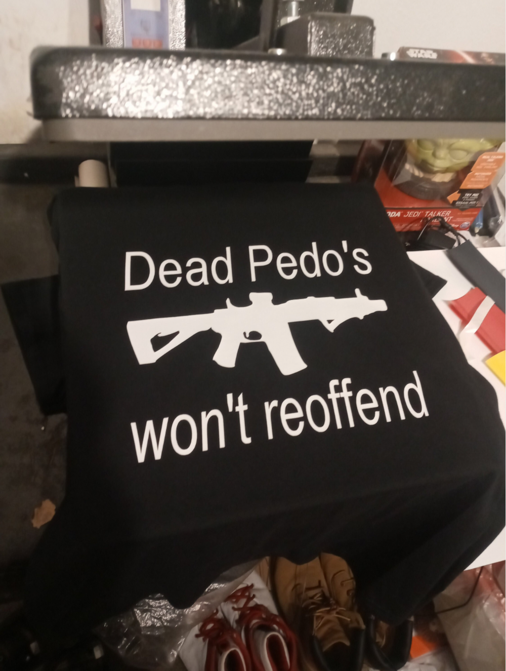 Dead pedos don't reoffend shirt