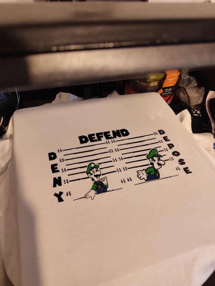 Deny Defend Depose Luigi shirt