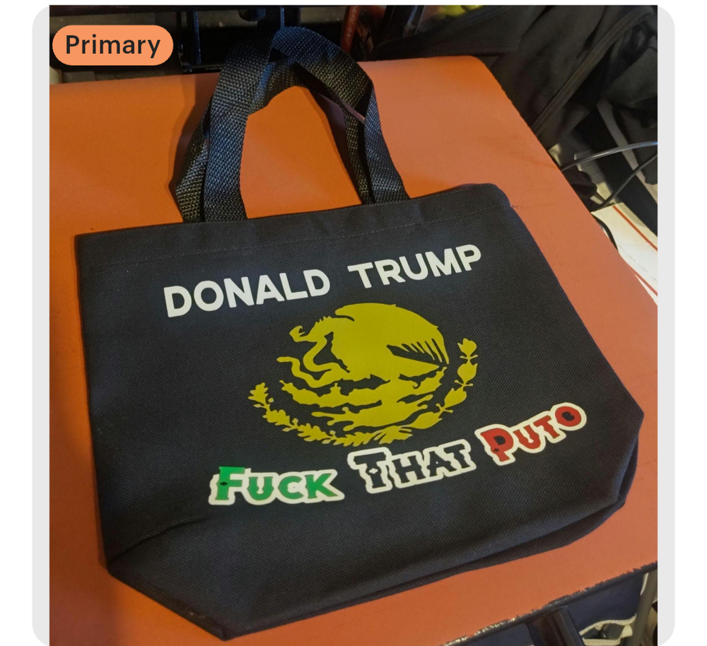Donald Trump fk that puto tote bag 