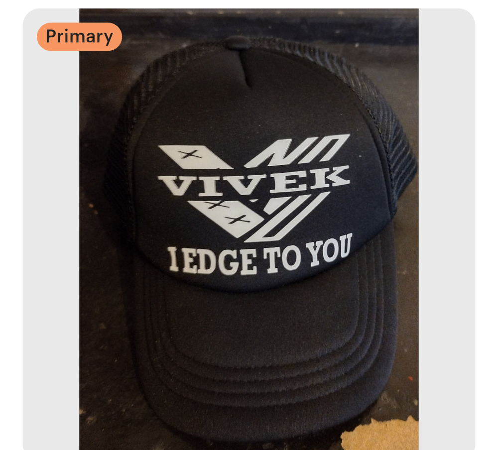 Vivek I Edge To You hat (black)