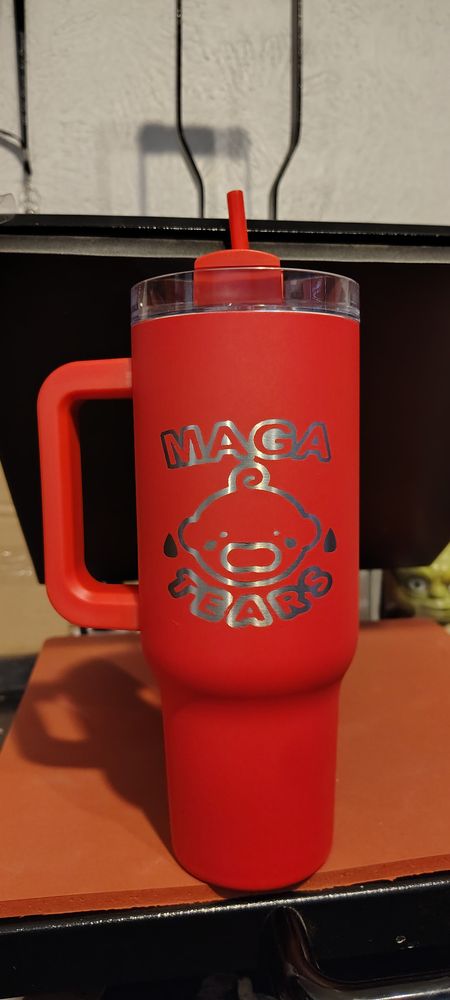 40oz MAGA tears tumbler 