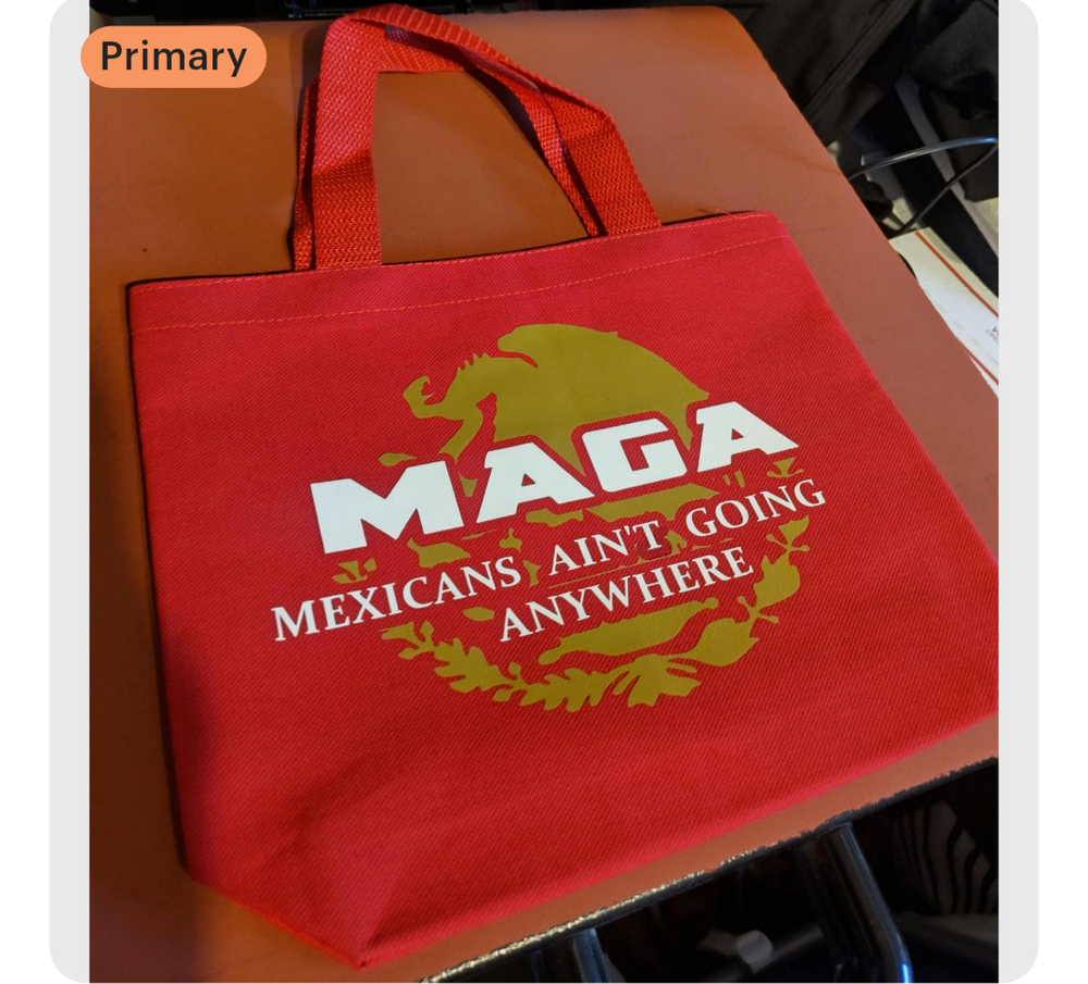 Mexicans Aint Going Anywhere tote bag 
